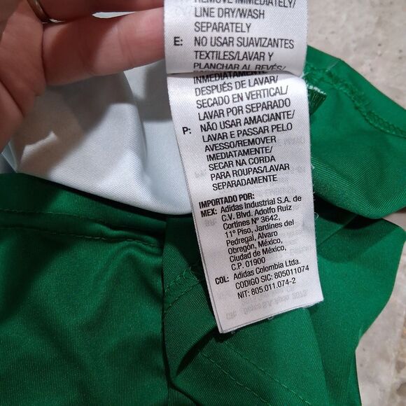 Mexico 2022/2023 Adidas Home Football Replica Shirt Size L Green FIFA - Picture 11 of 11